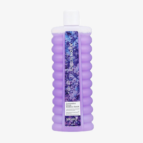 Avon Lavender Calm Bubble Bath - Lavender Blossom & Musk Scent - 1000ML