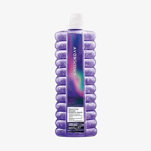 Avon Dancing Skies Bubble Bath - Cosmic Violet & Amber Moonstone Scent - 1000ML