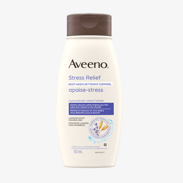Aveeno Stress Relief Body Wash - Lavender Scent - 975ML