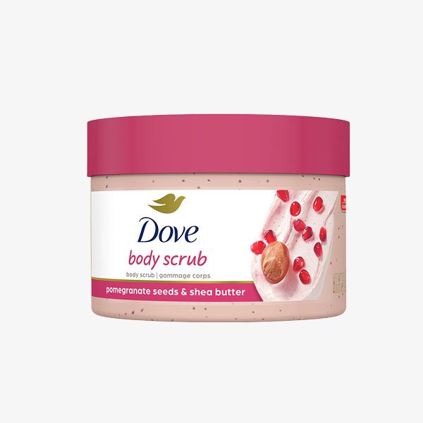 Dove Body Scrub - Pomegranate Seeds & Shea Butter -
